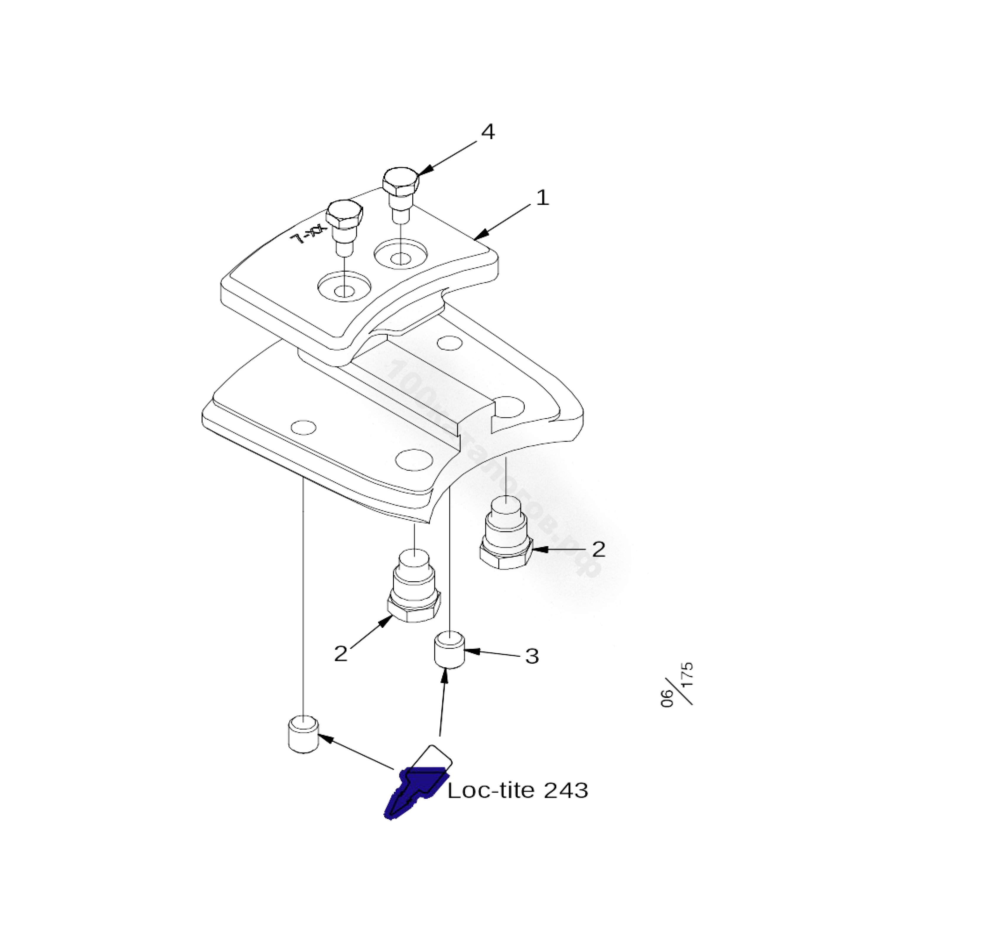 Пильный кронштейн 15mm Jetfit STD