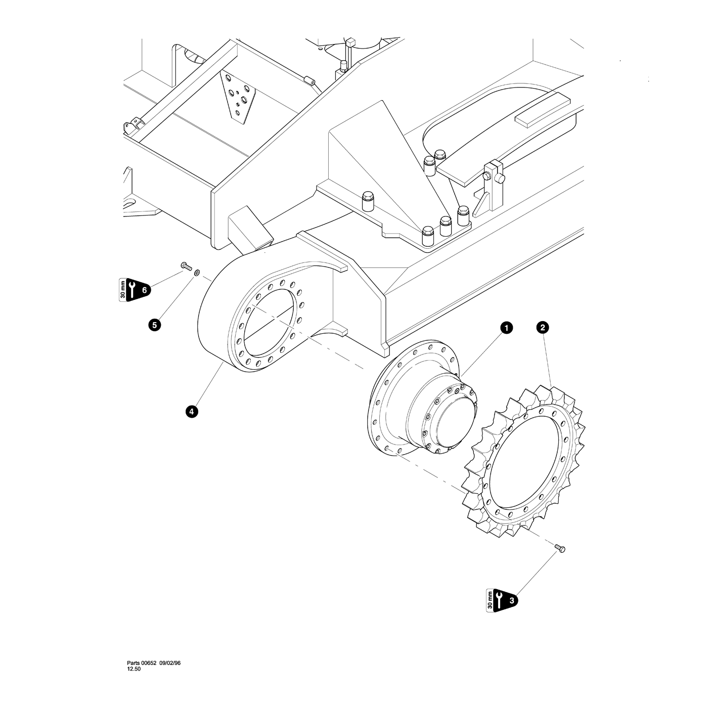 Track Final Drive and Sprocket Installation
