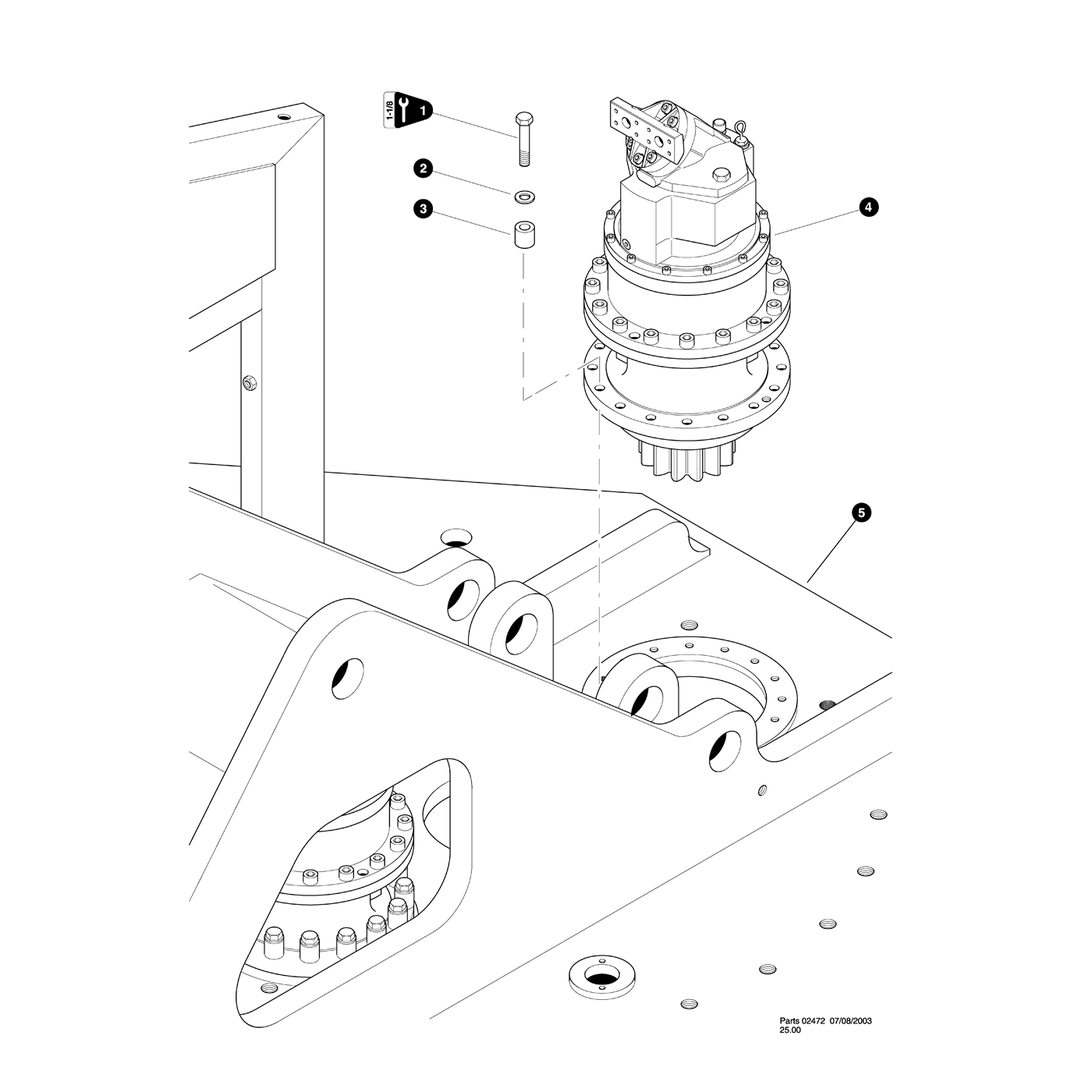 Swing Motor Installation