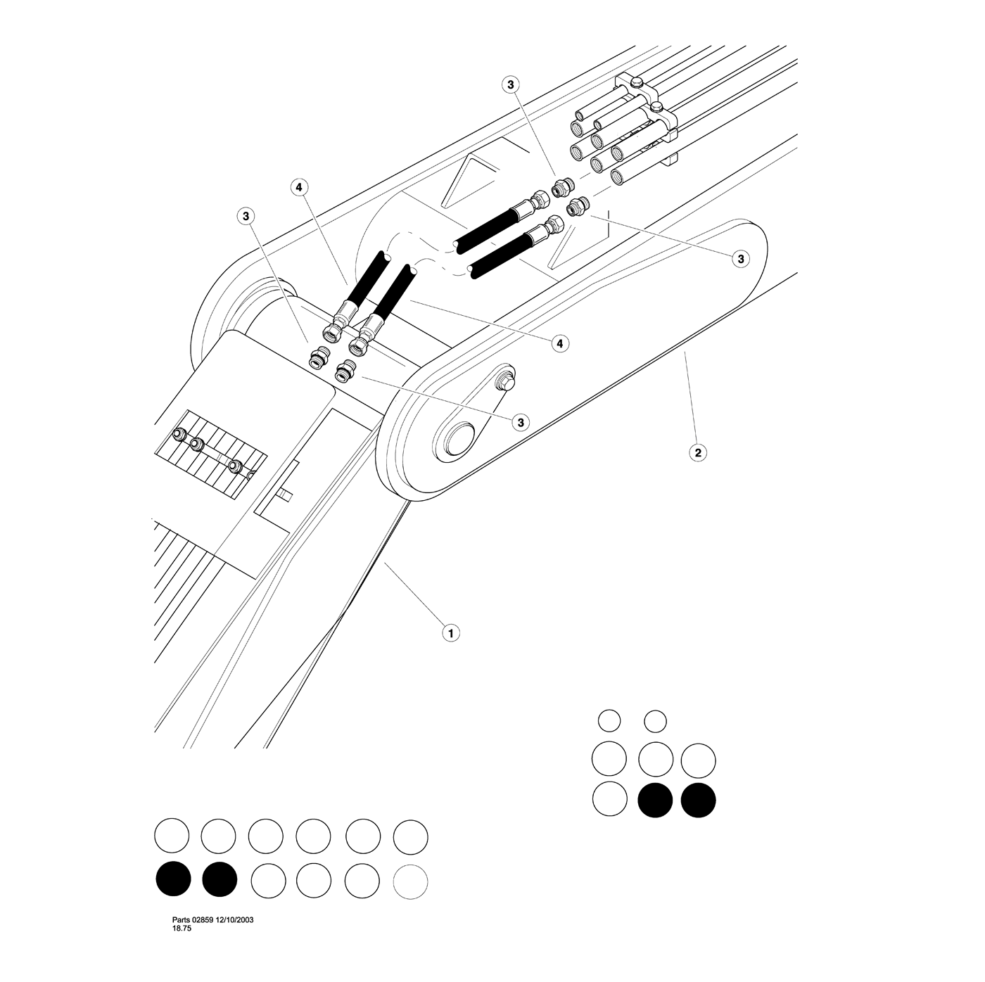 Pressure & Return Lines - (Processing Heads)