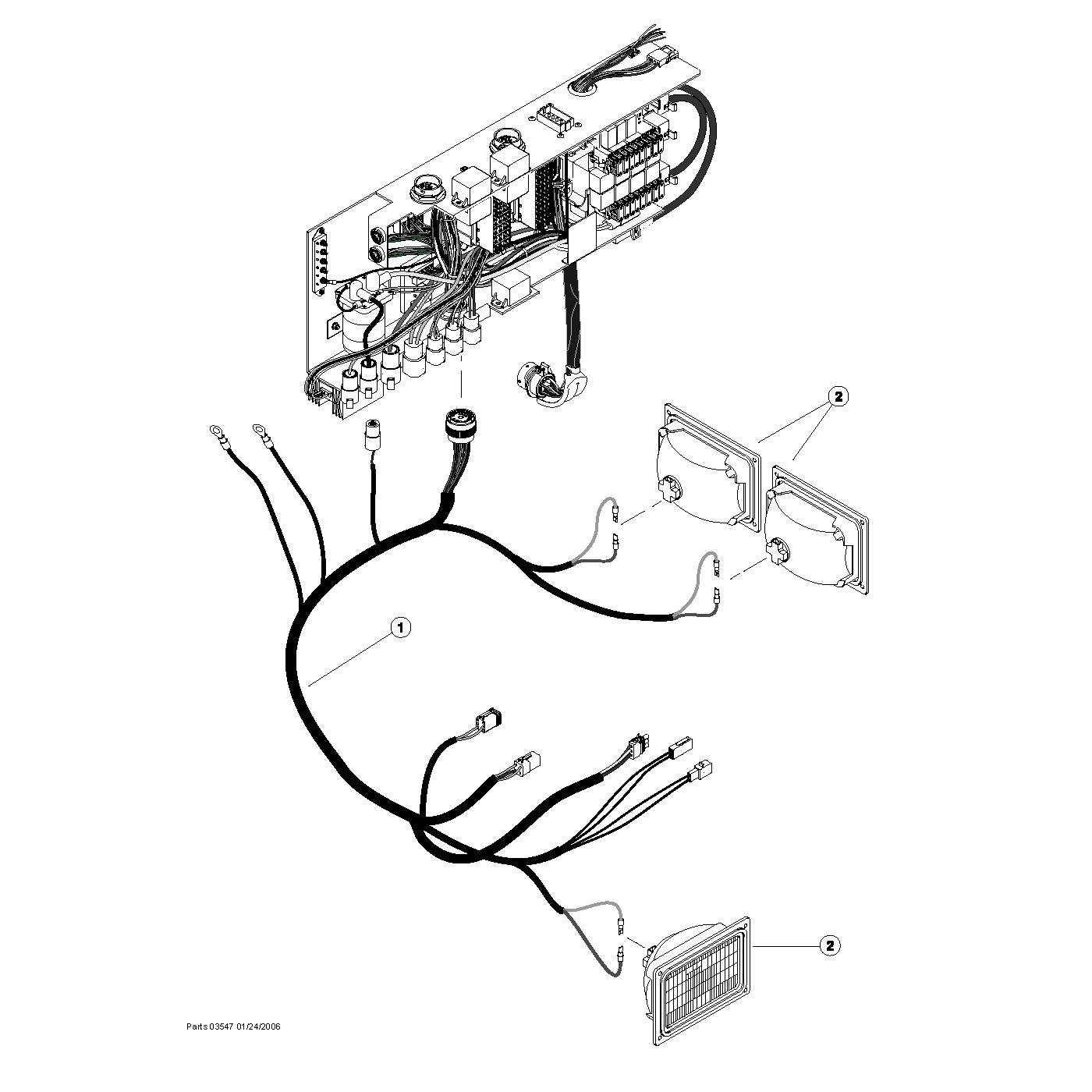 Main Cab Harness (Lower)