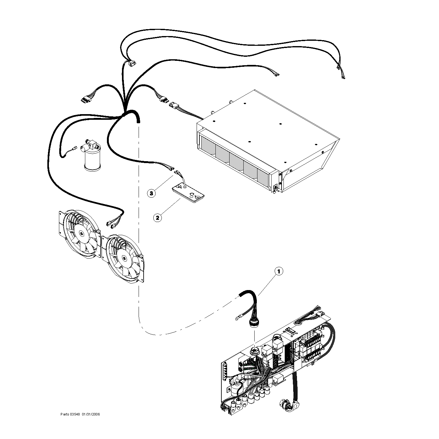 Main Cab Harness (Upper) (sn. 2742)