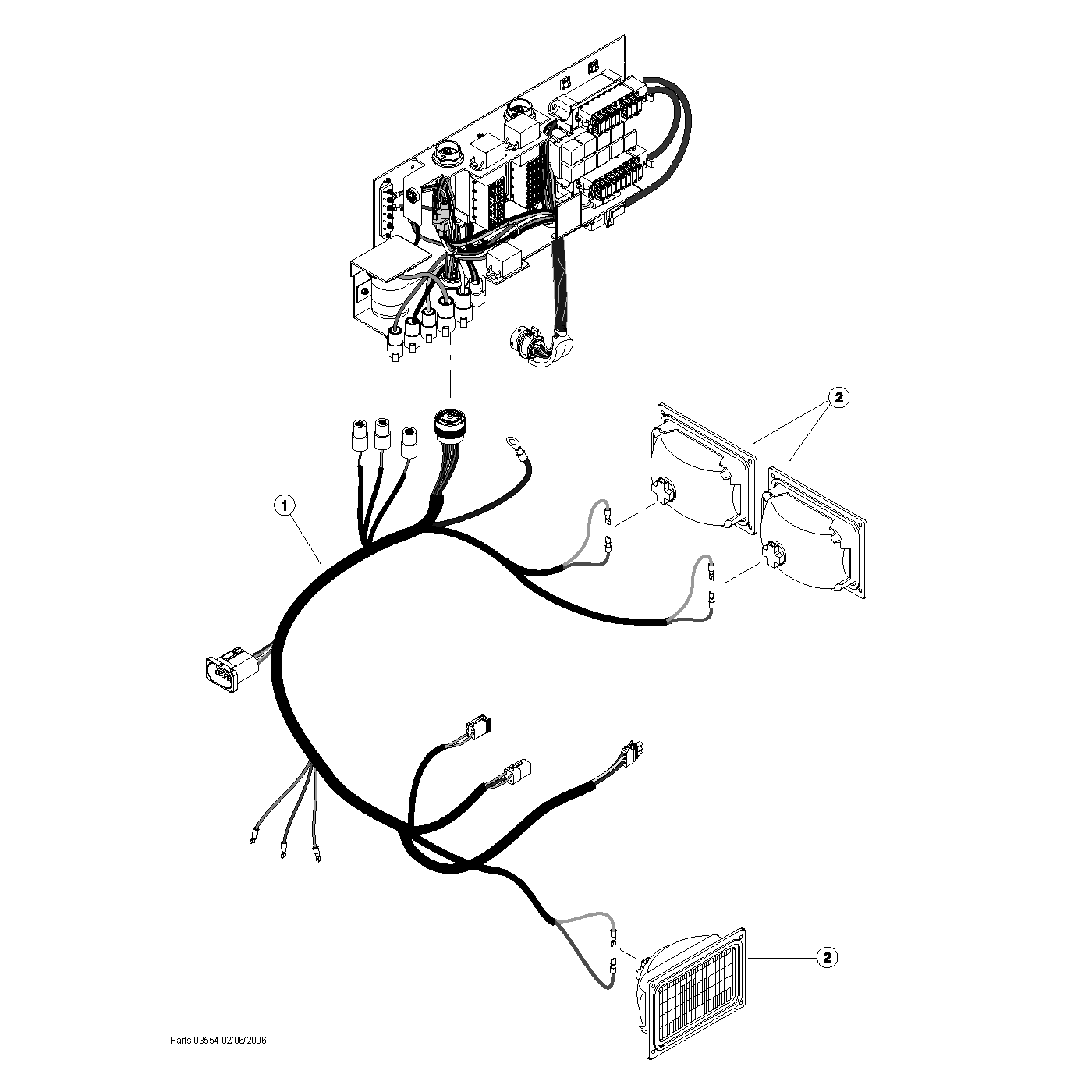 Main Cab Harness (Lower)