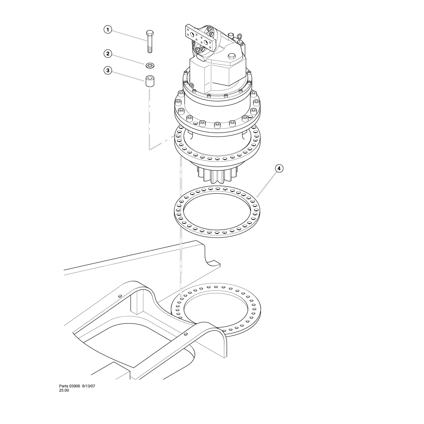 Swing Motor Installation