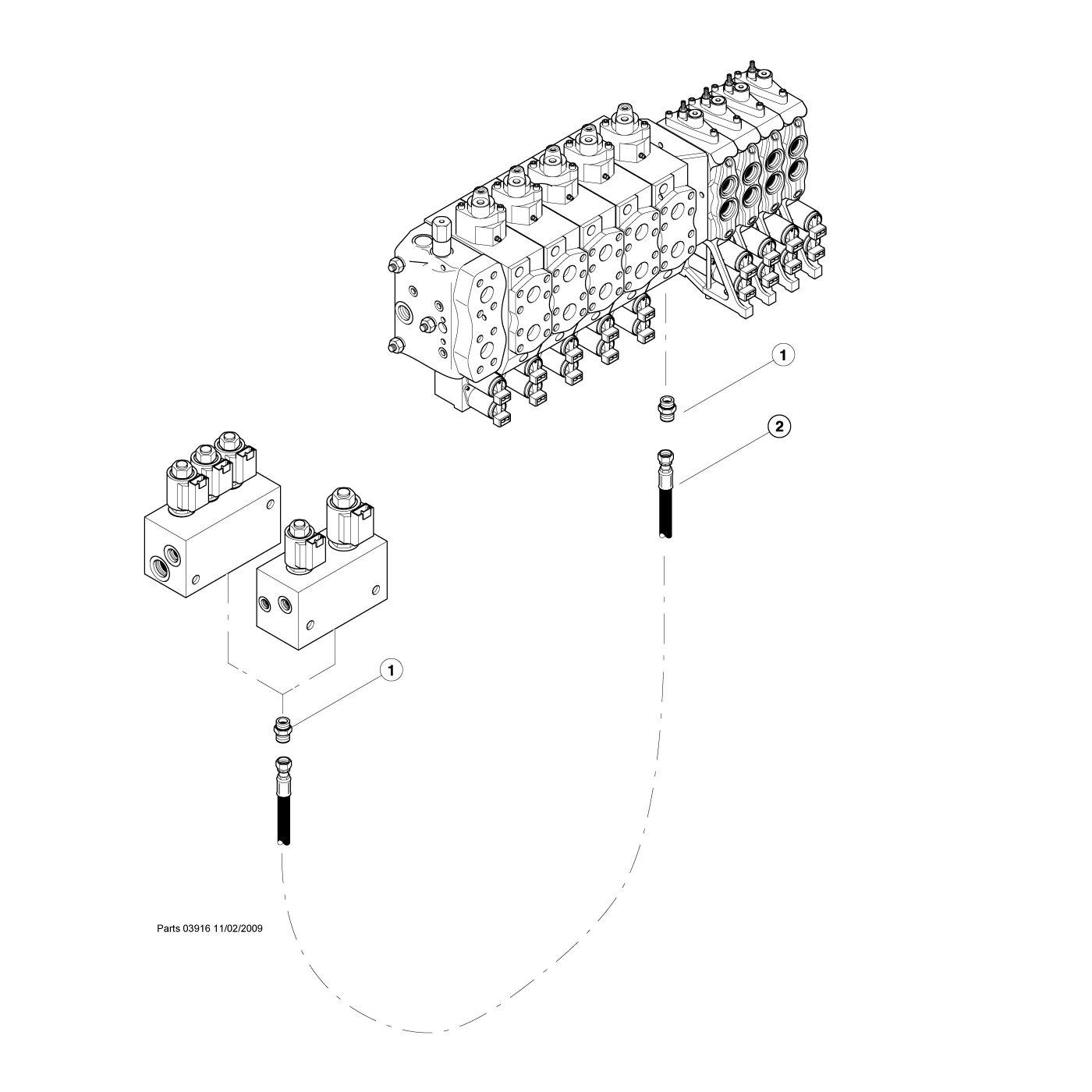 Pilot Pressure Line to Valve