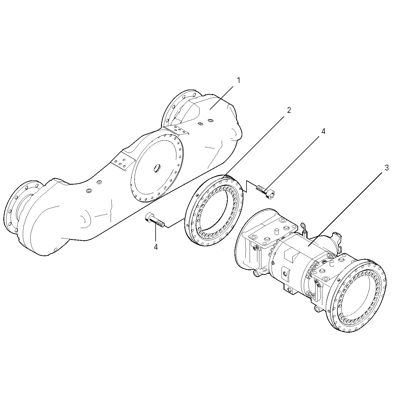 Slew ring bearings bogie
