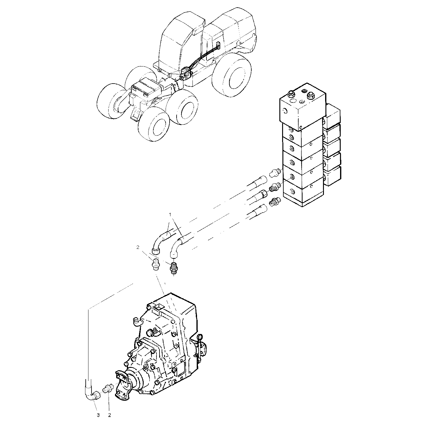Hi-low 2-6 wd hydraulics