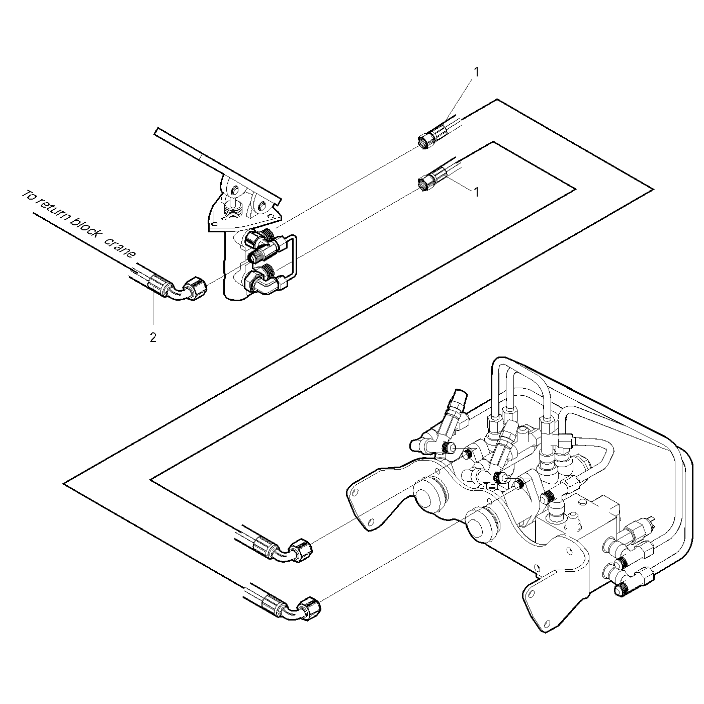 Brake valve hydraulics