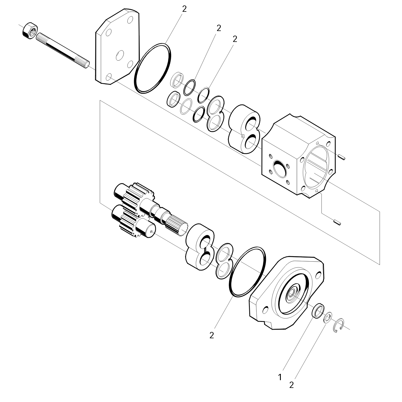Spare parts hydraulic motor
