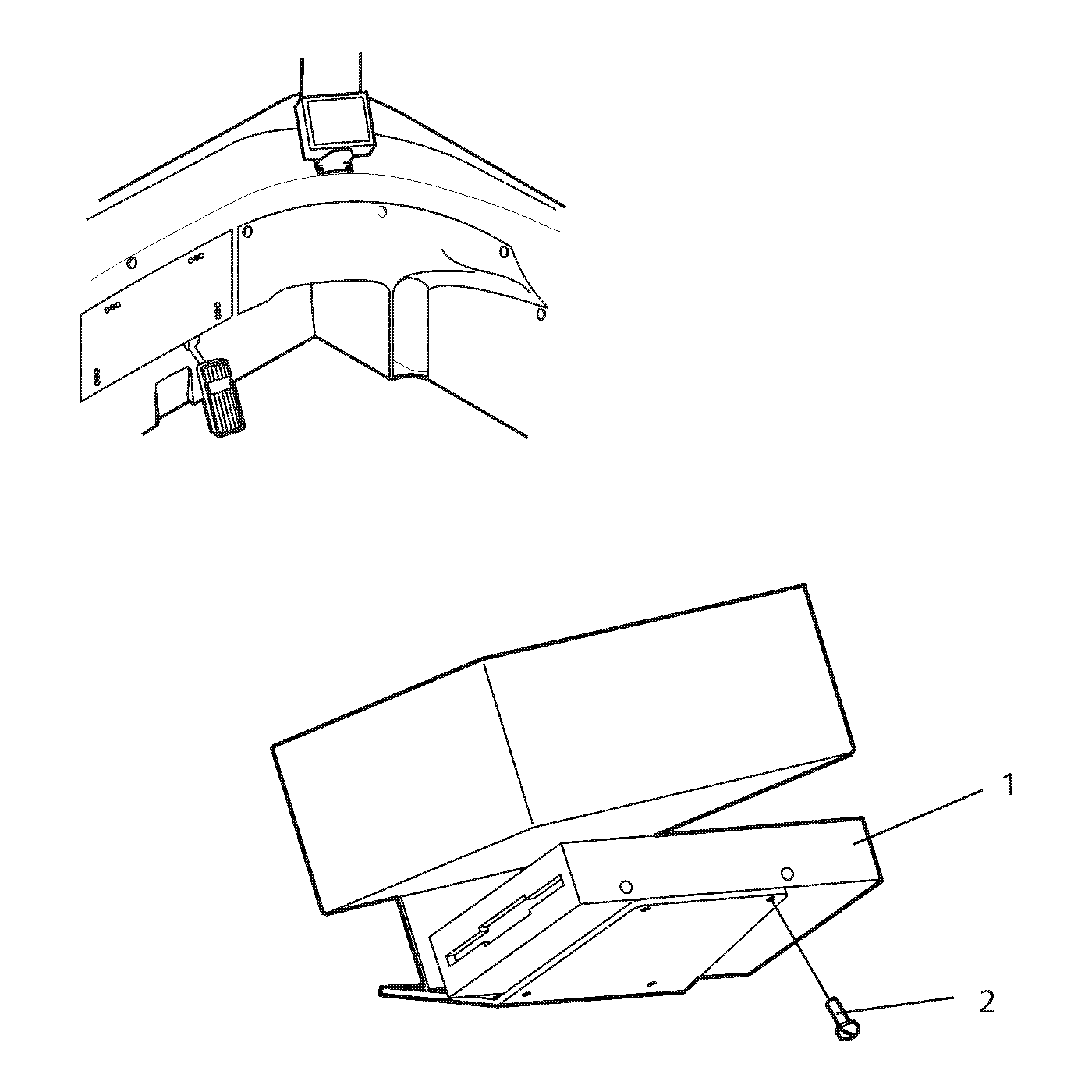 Mounting and disk drive fixed