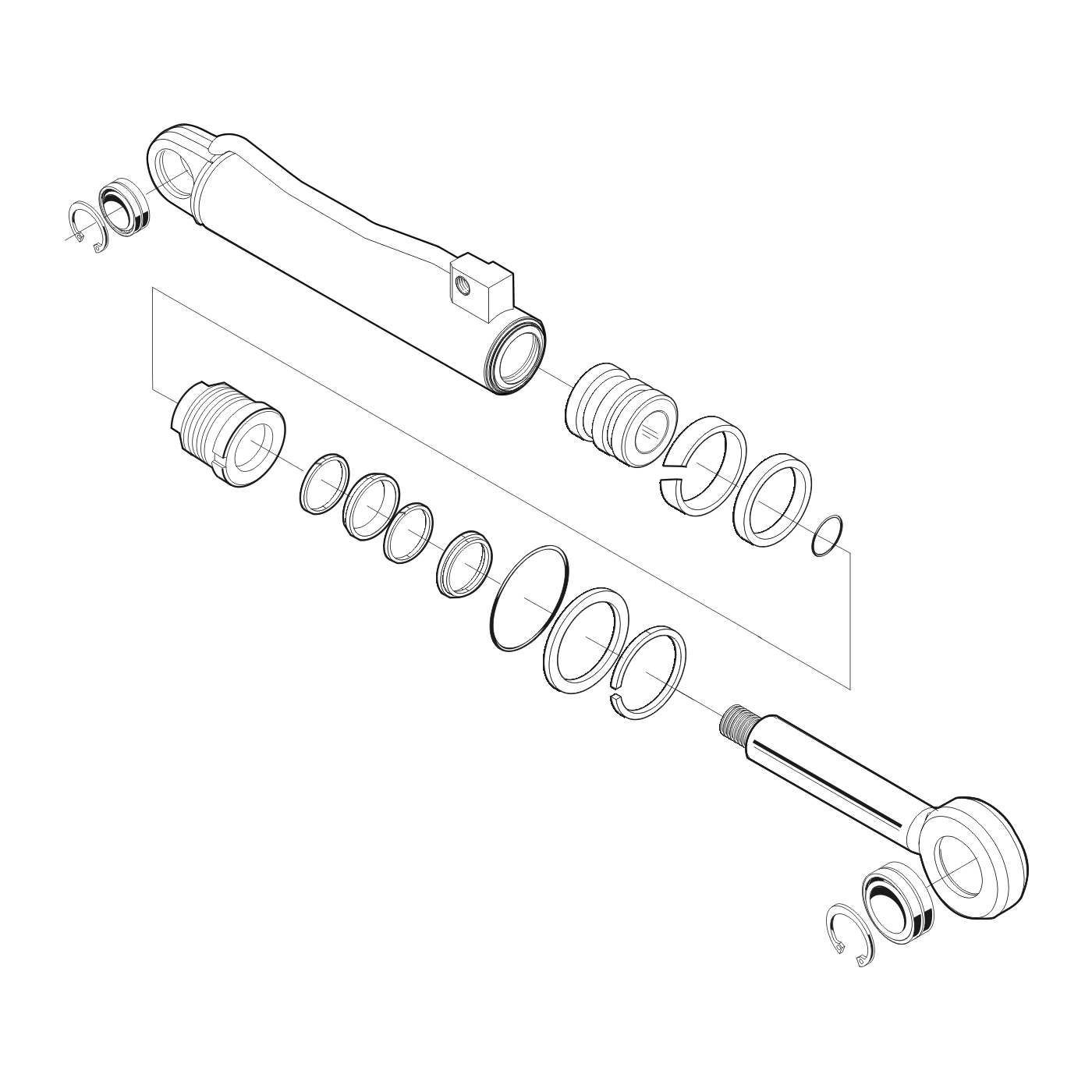 Spare part kit cylinder