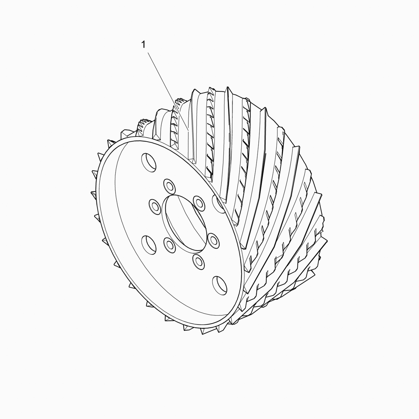 Feed rollers VFR 7042 Ch 11551-