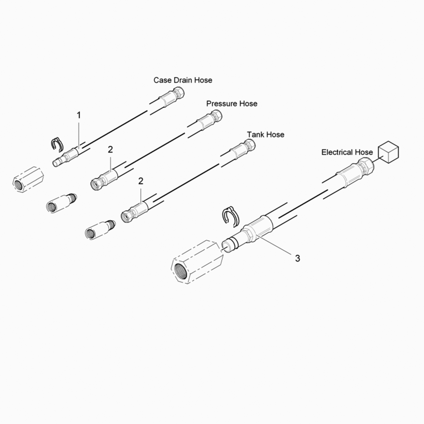 Connecting kit Pc 210