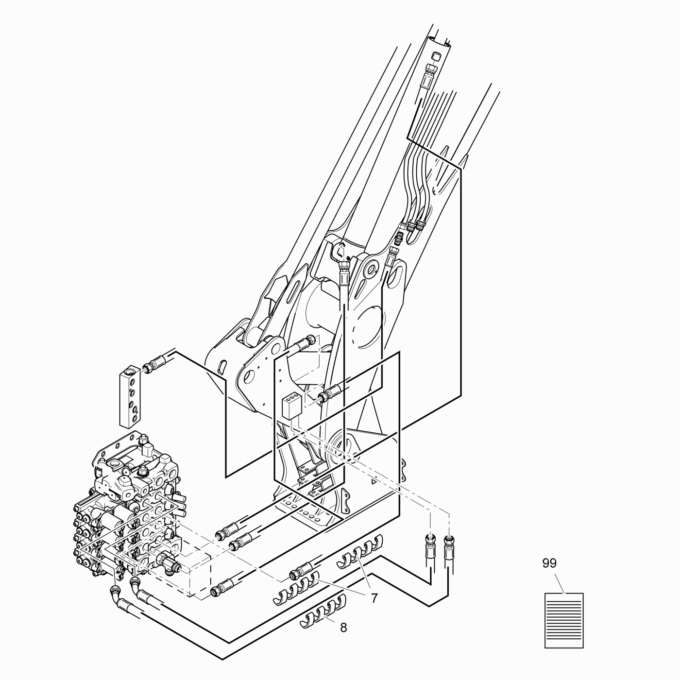 Hose routing