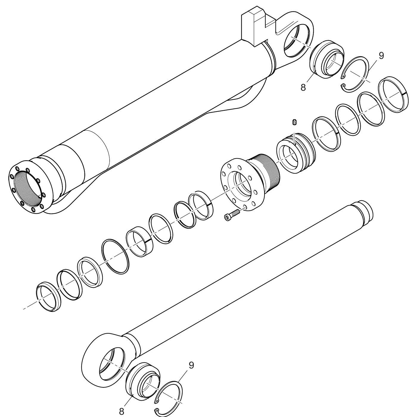 Cylinder spare parts