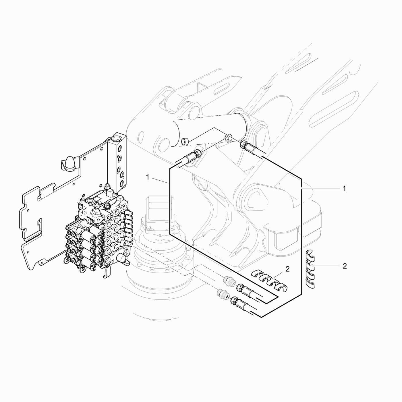 Lift cylinder hydraulics