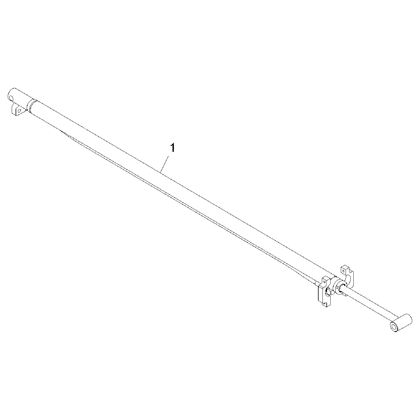 Telescopic cylinder 9,6/10m
