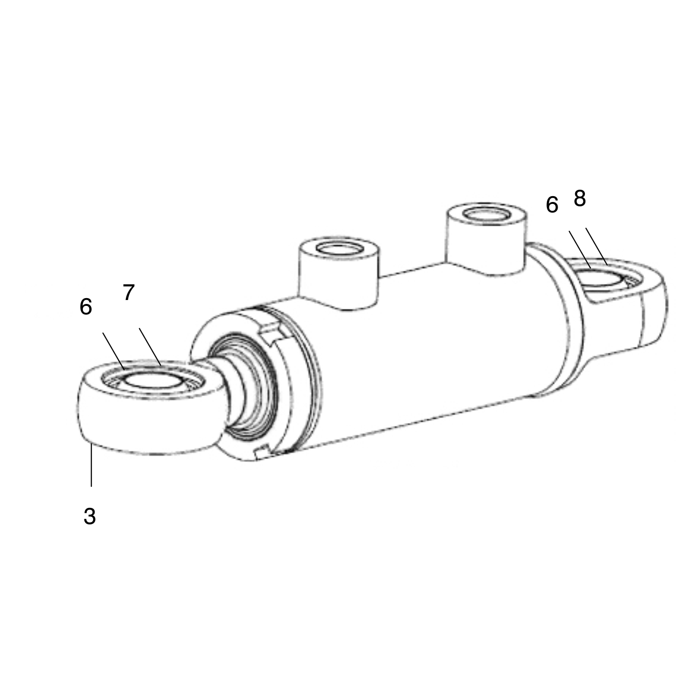 Spare part kit cylinder