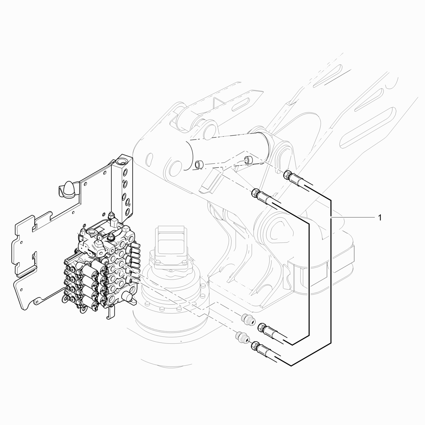 Lift cylinder hydraulics