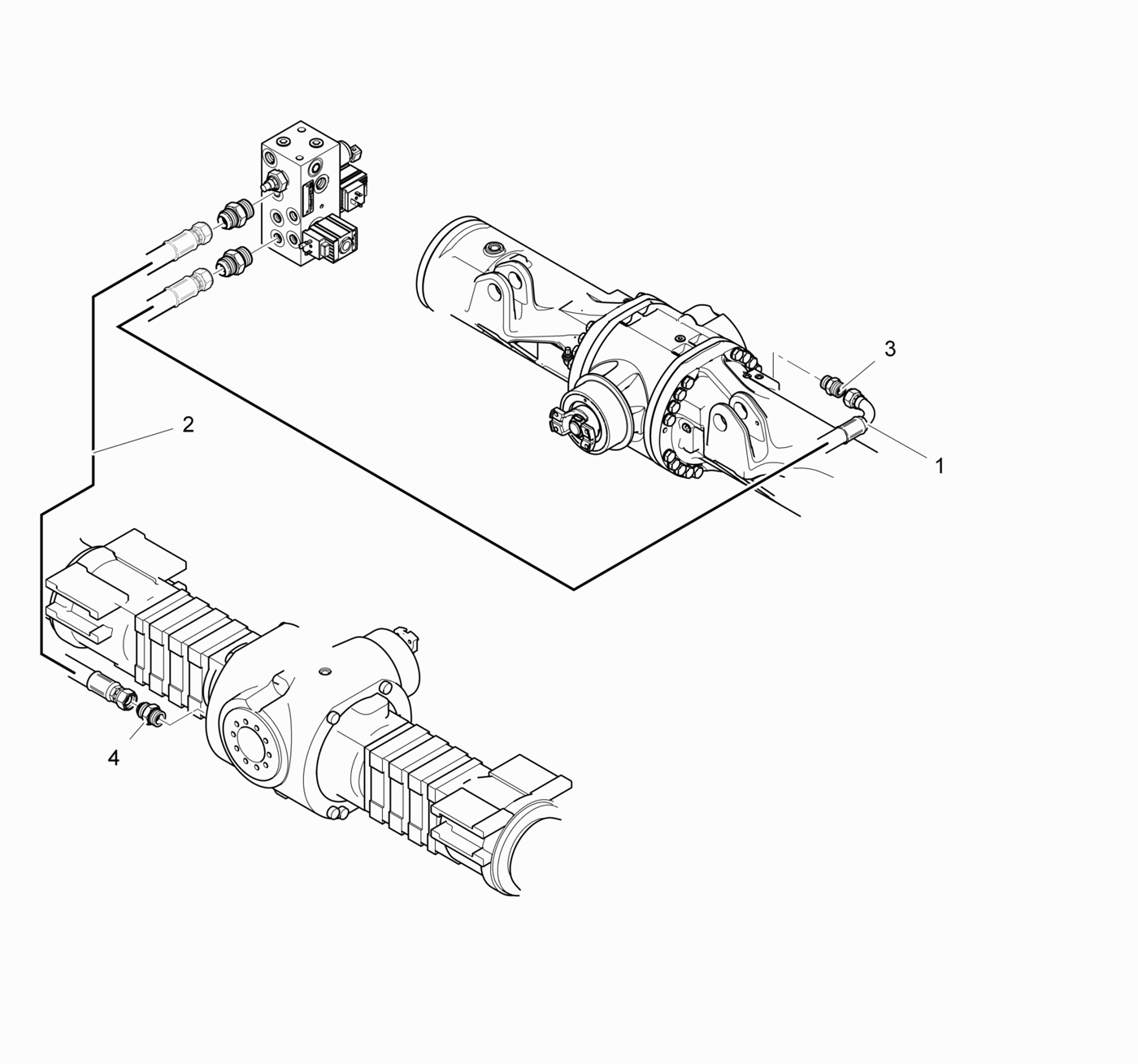Differential lock 4-wheel