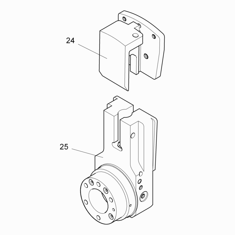 Saw bar mounting
