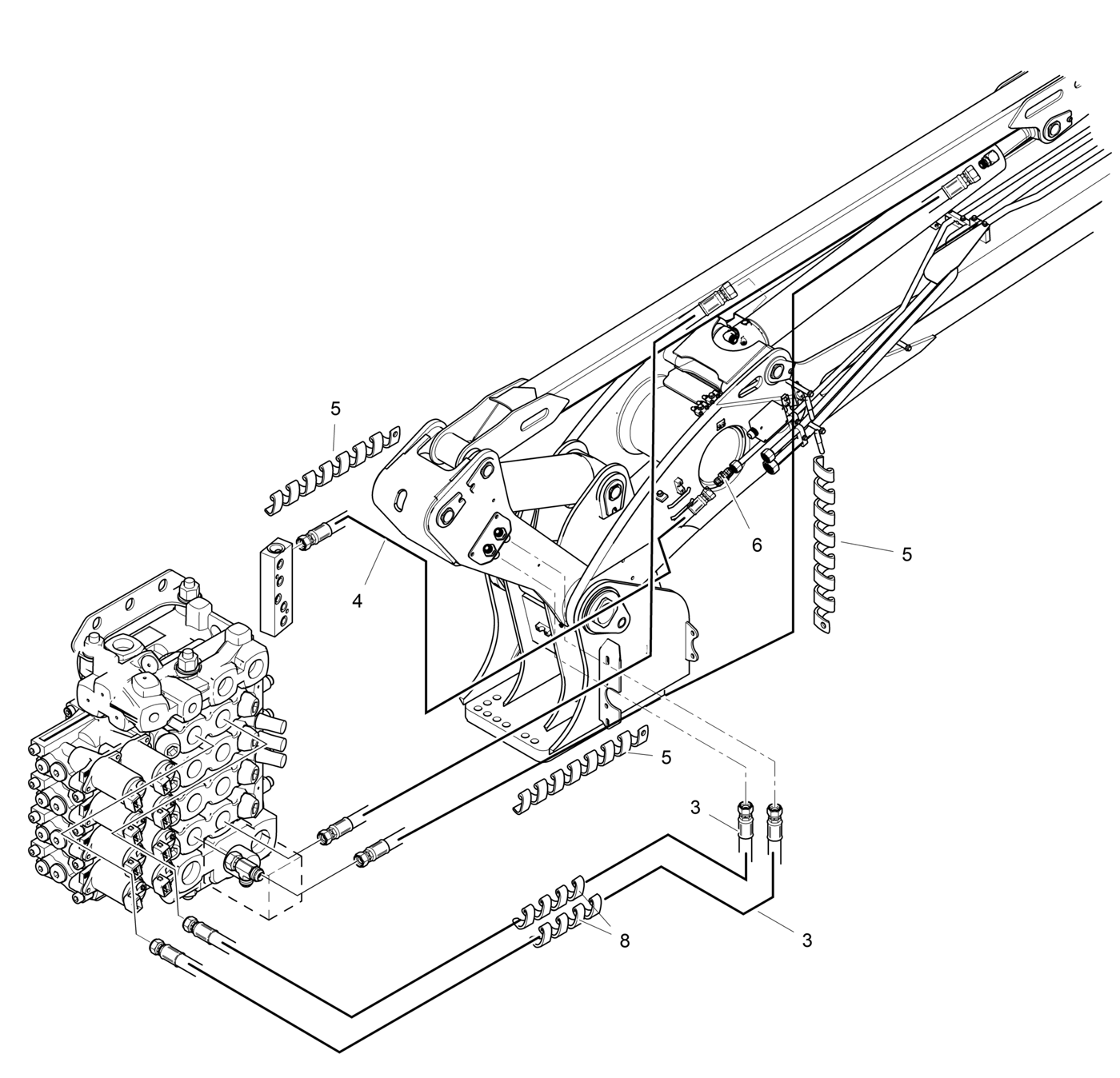 Hose routing