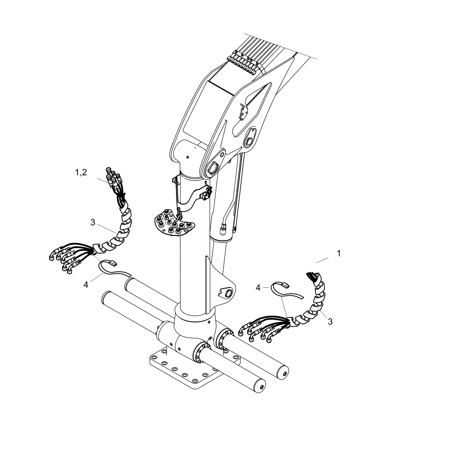 Hose routing