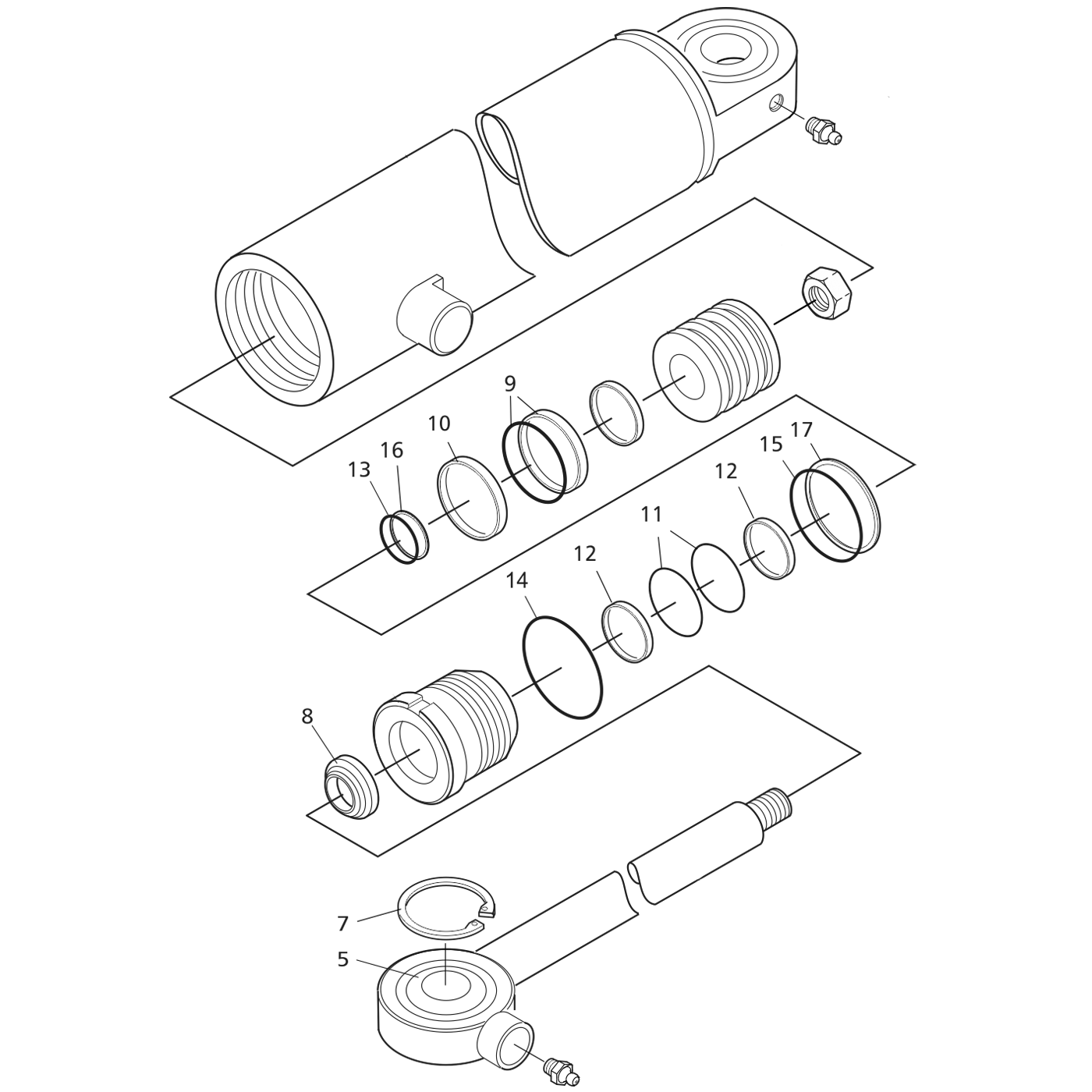 Cylinder spare parts