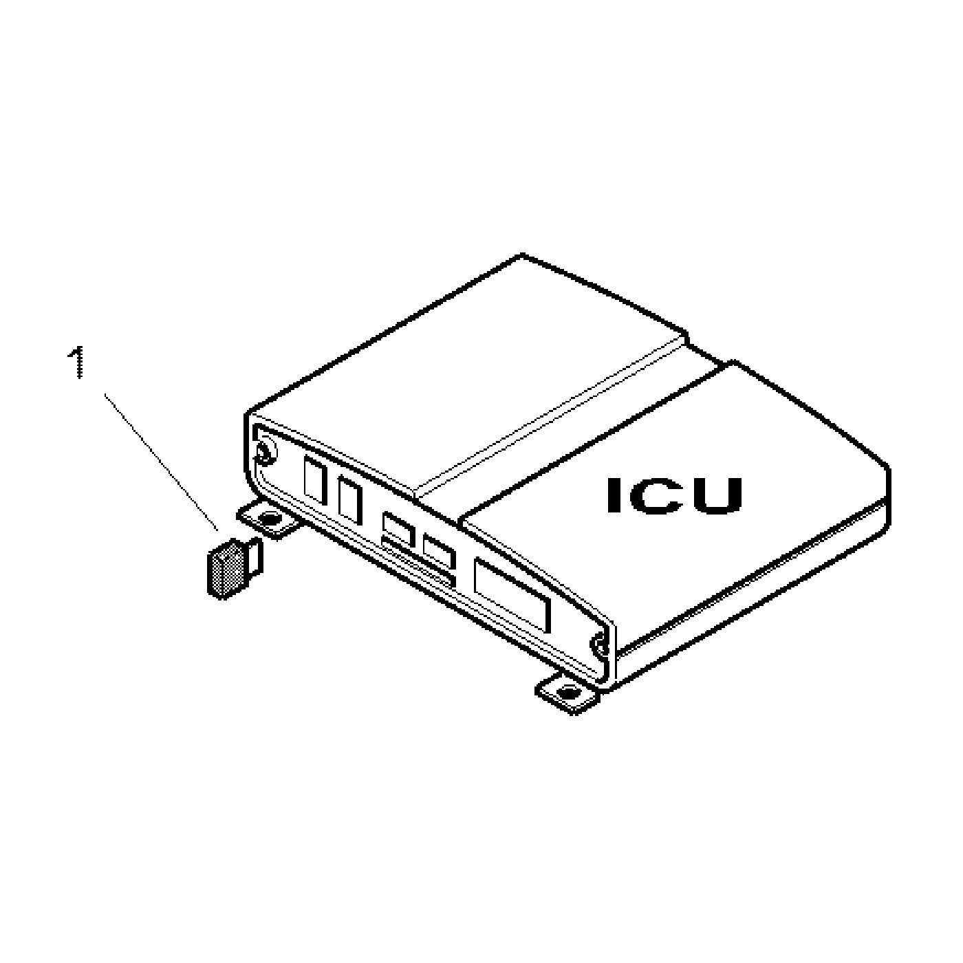 Electronic unit ICU