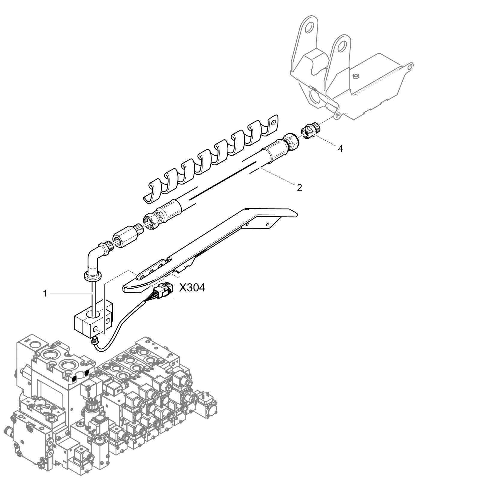 Crane-head CRH 15/18 electric Multi-tree handling JIC