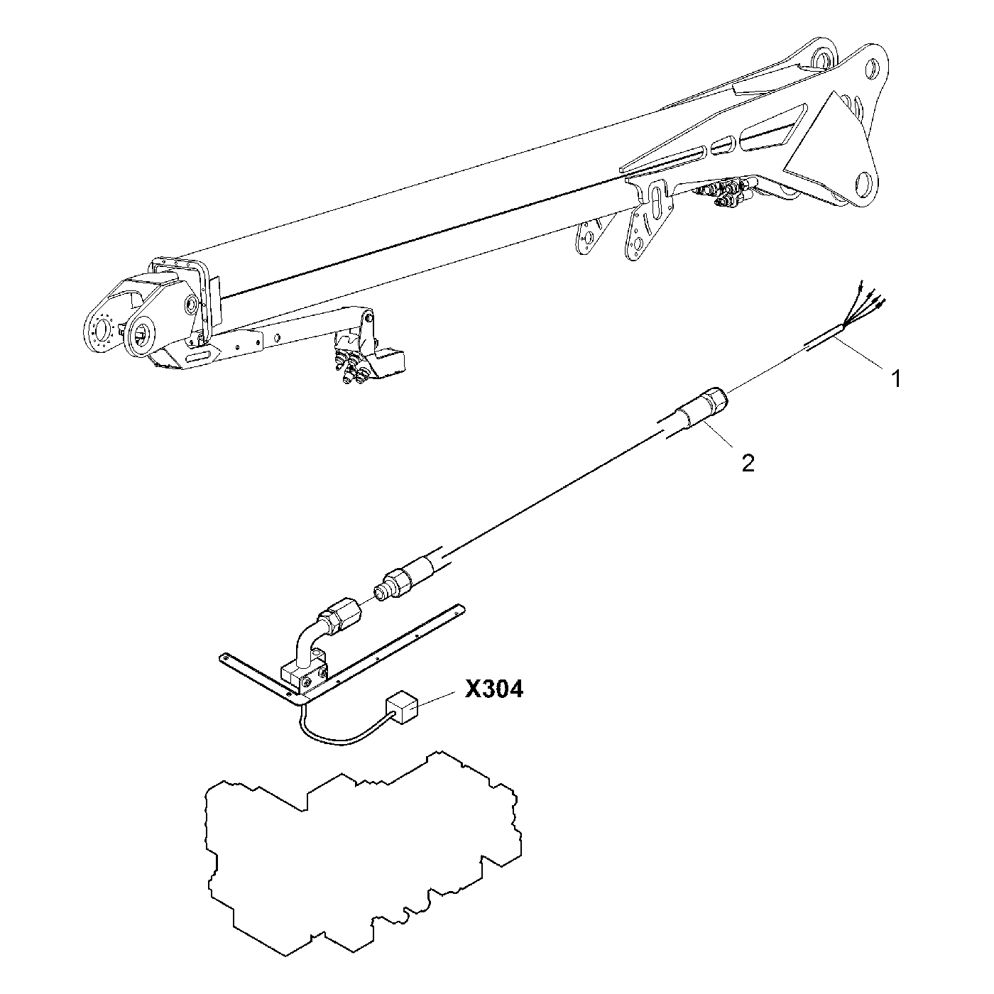 Crane-head CRH 18 electric Multi-tree handling