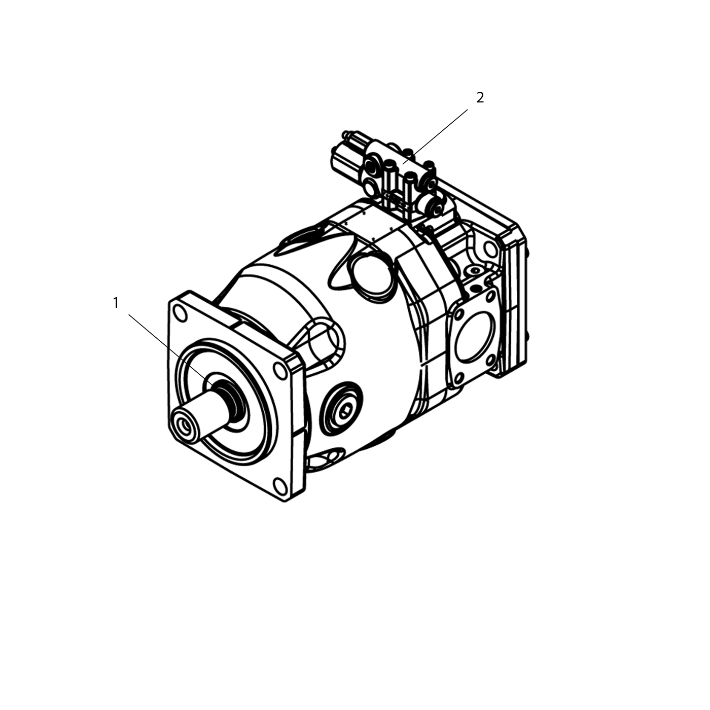 Hydraulic pump spare parts