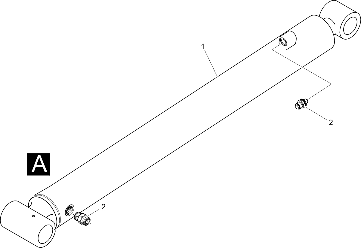 Parallel cylinder. Hydraulics