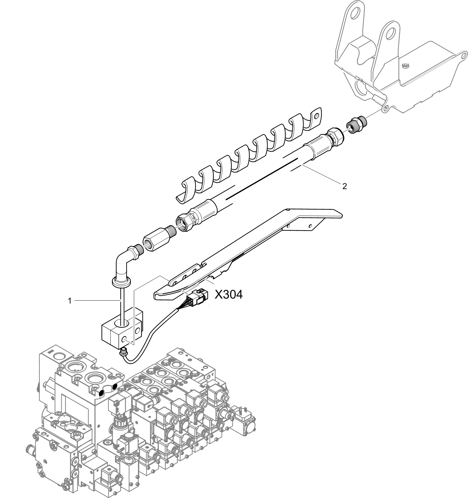 Crane-head CRH hydraulics Multi-tree handling ORFS