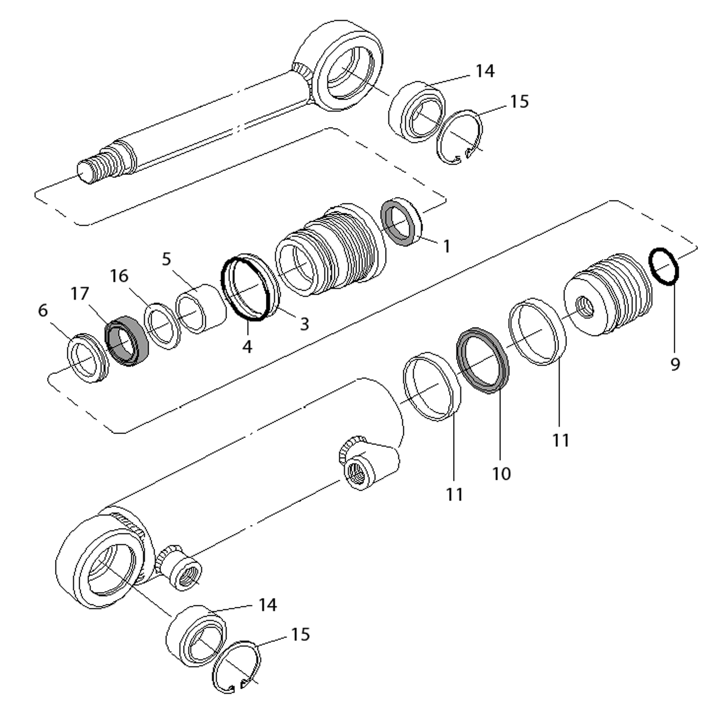 Cylinder spare parts