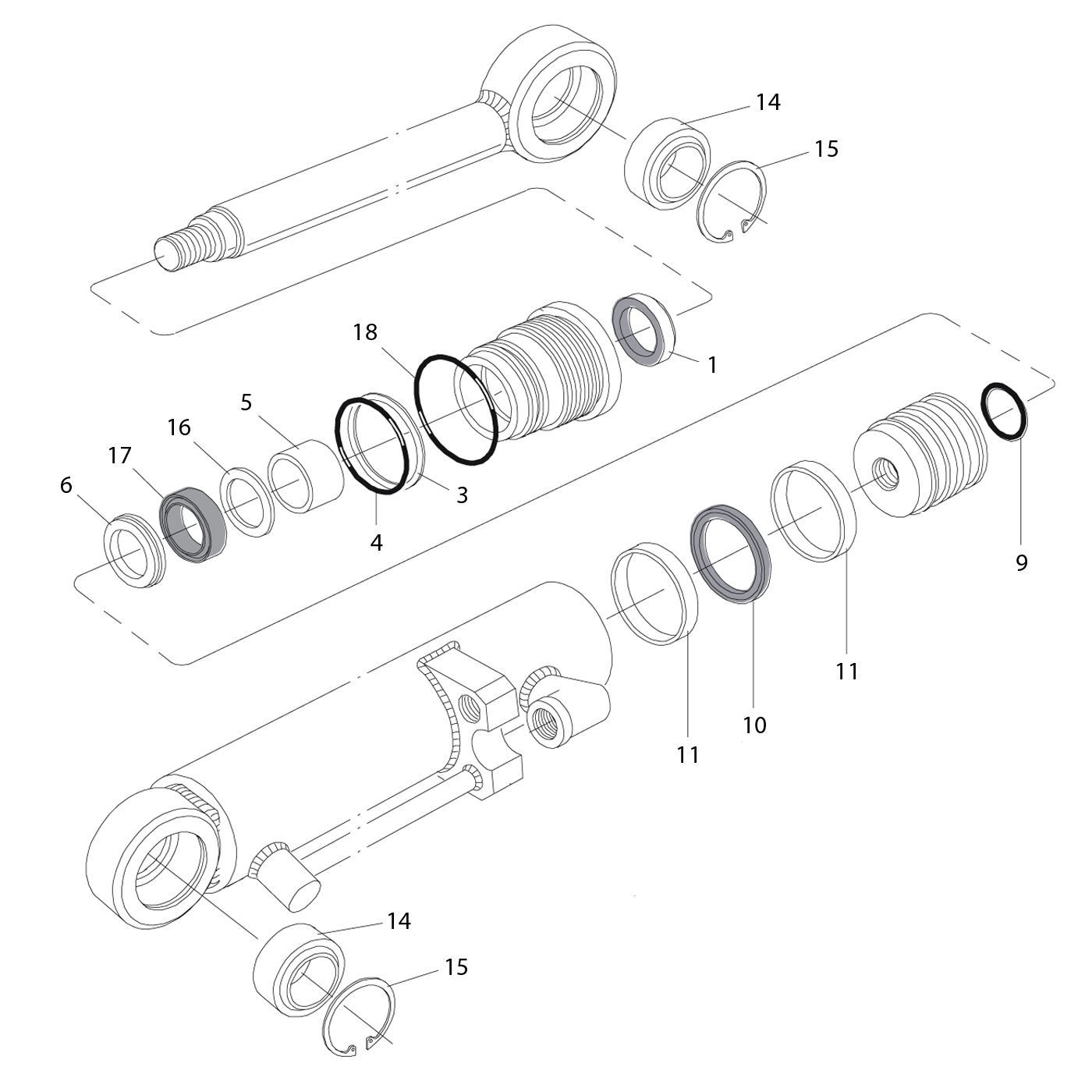 Cylinder spare parts