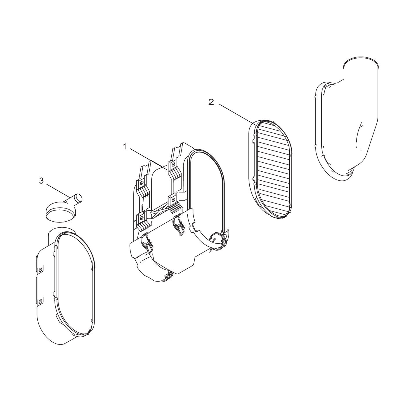 Air filter spare parts