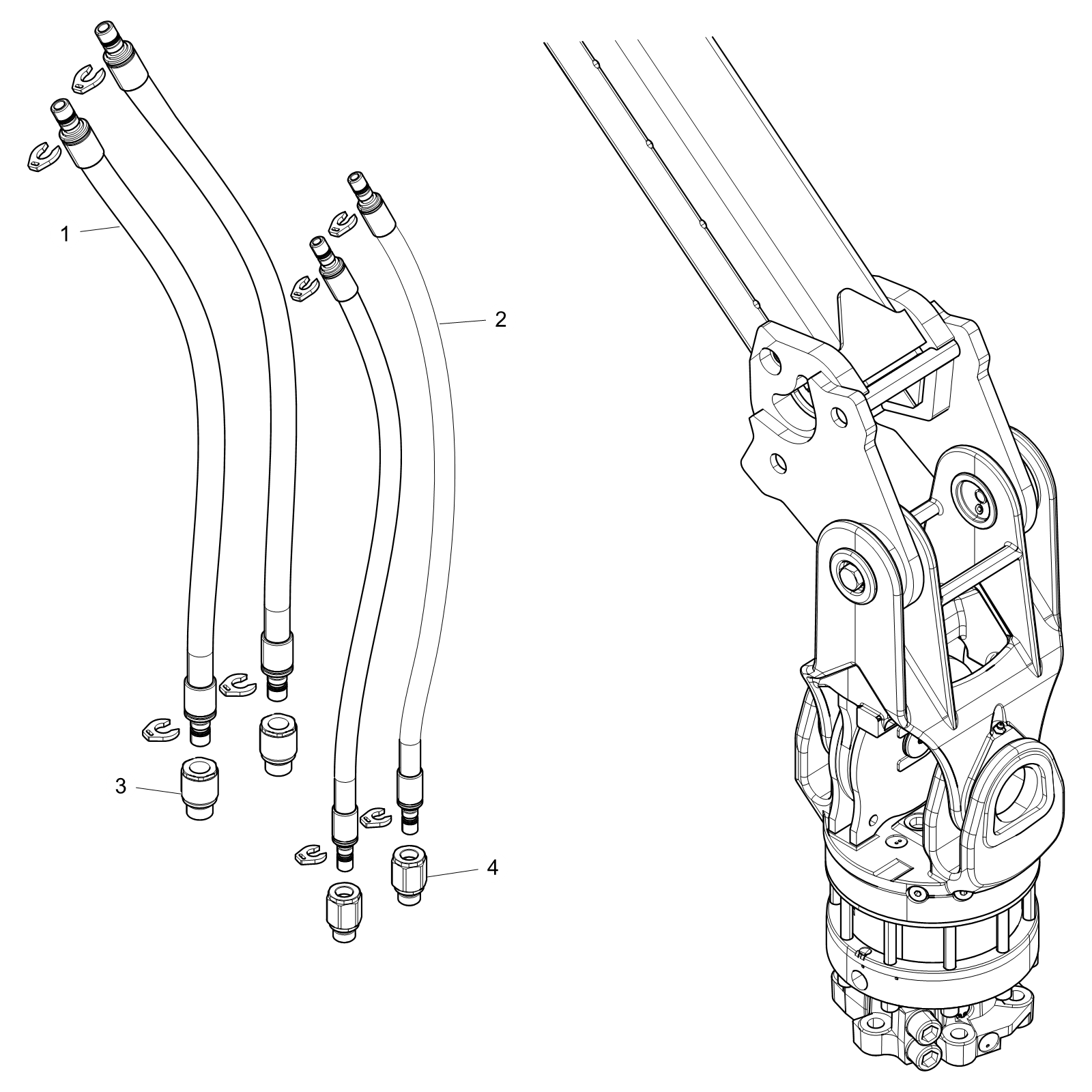 Hose kit Combi ProTec