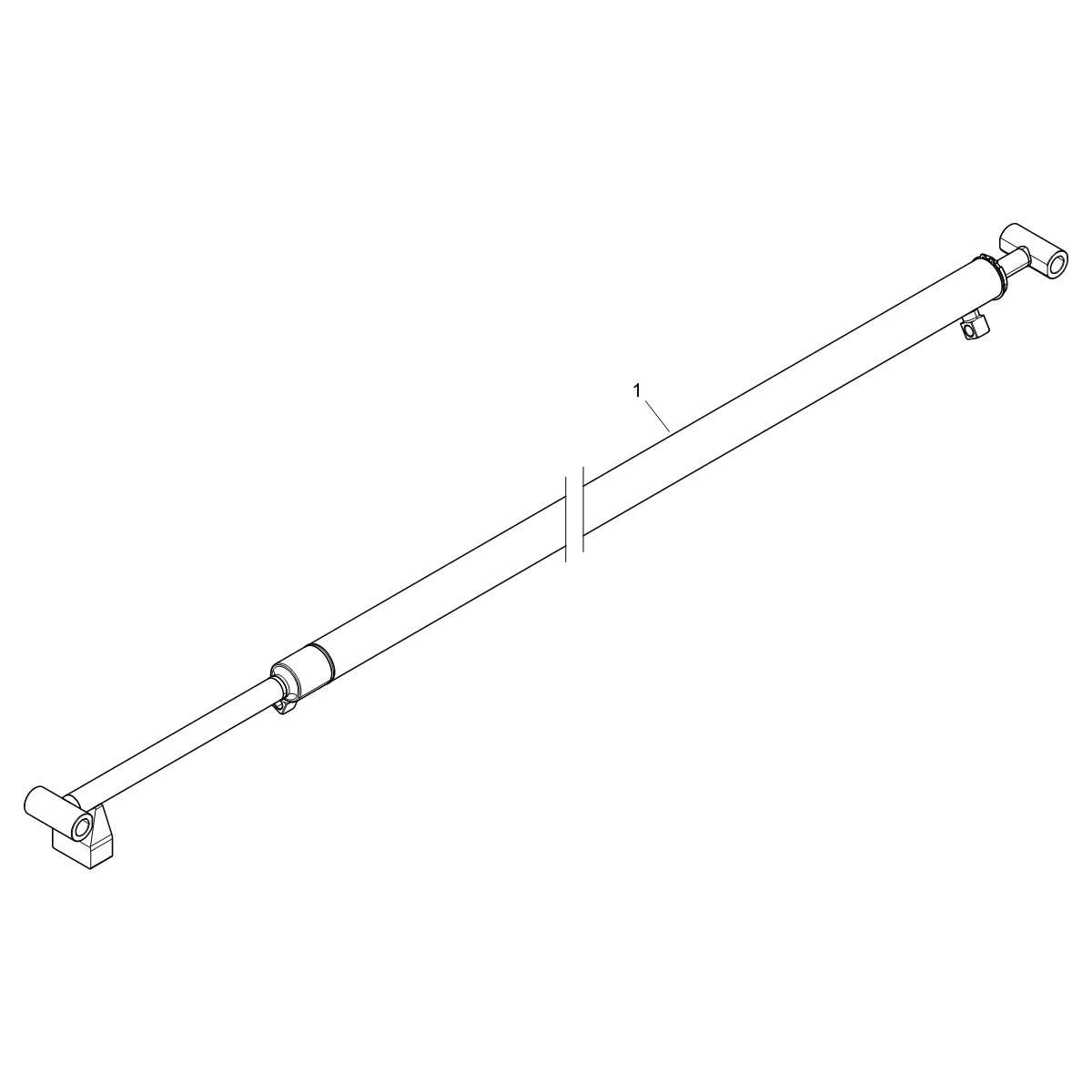 Telescopic cylinder 8.5m