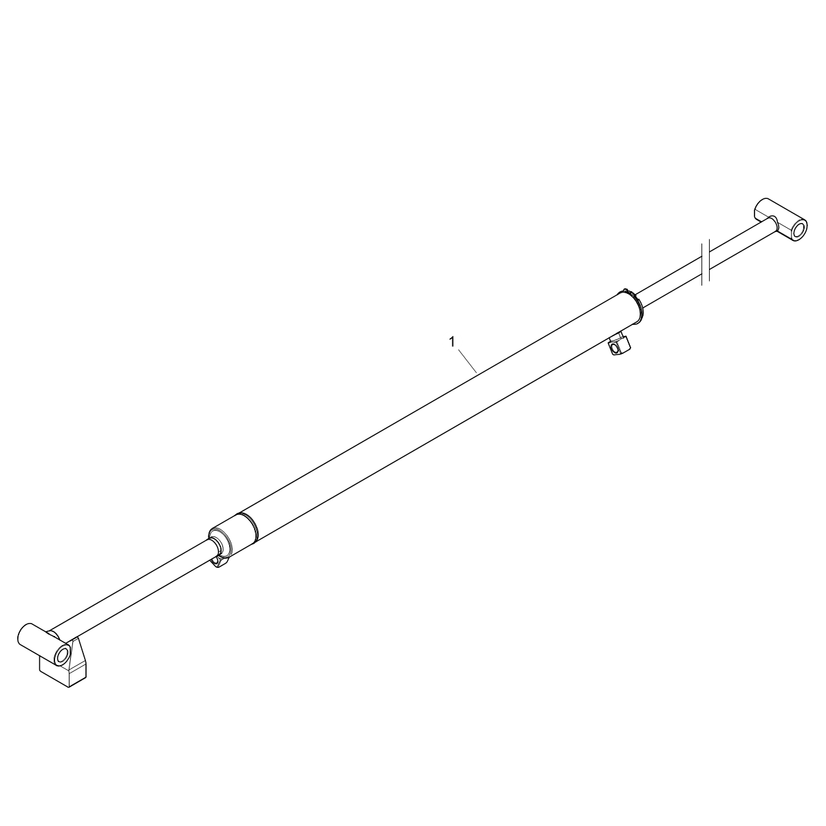 Telescopic cylinder 7.5m