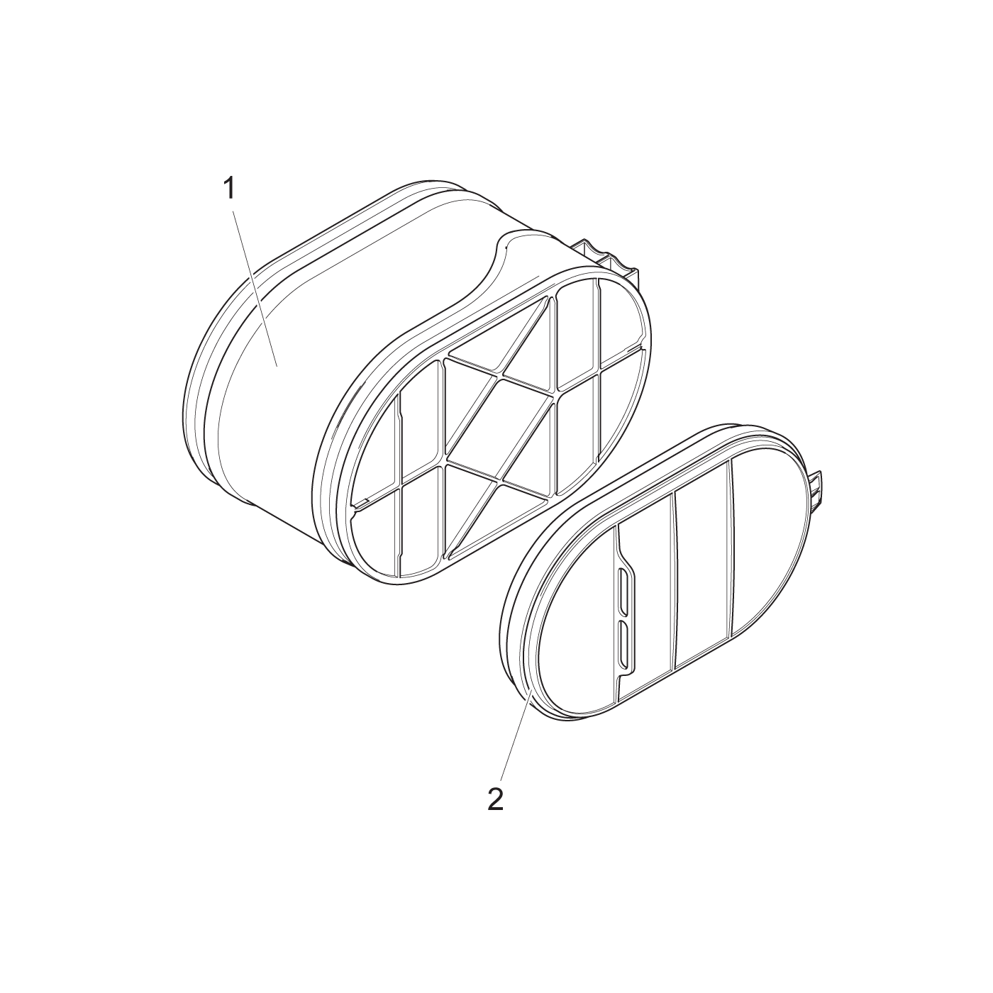 Air filter spare parts