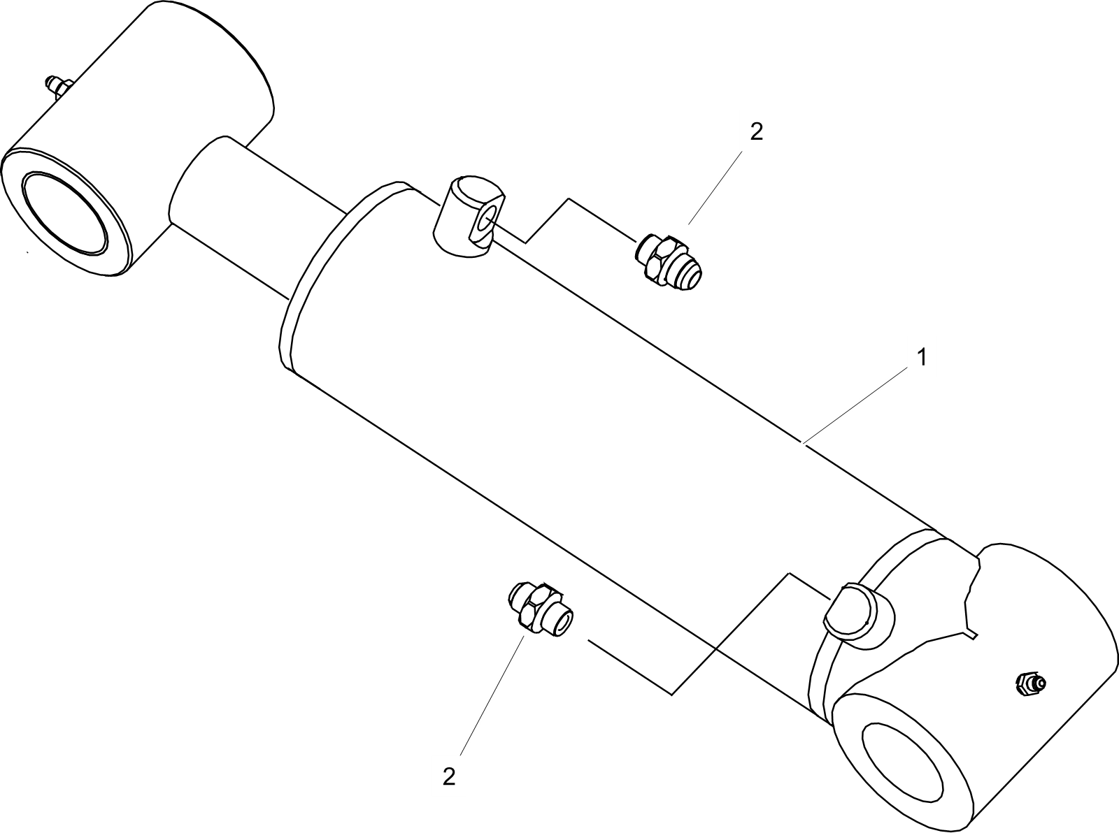 Hydraulics lift cylinder