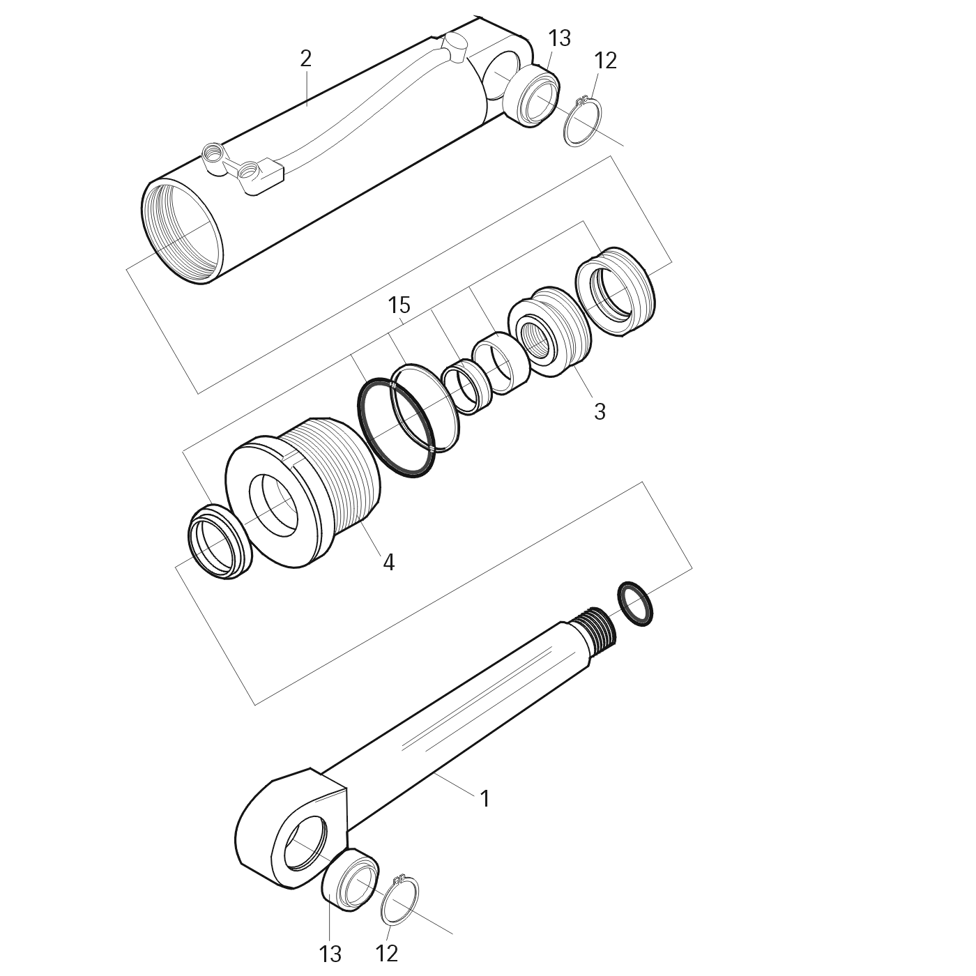 Tilt cylinder