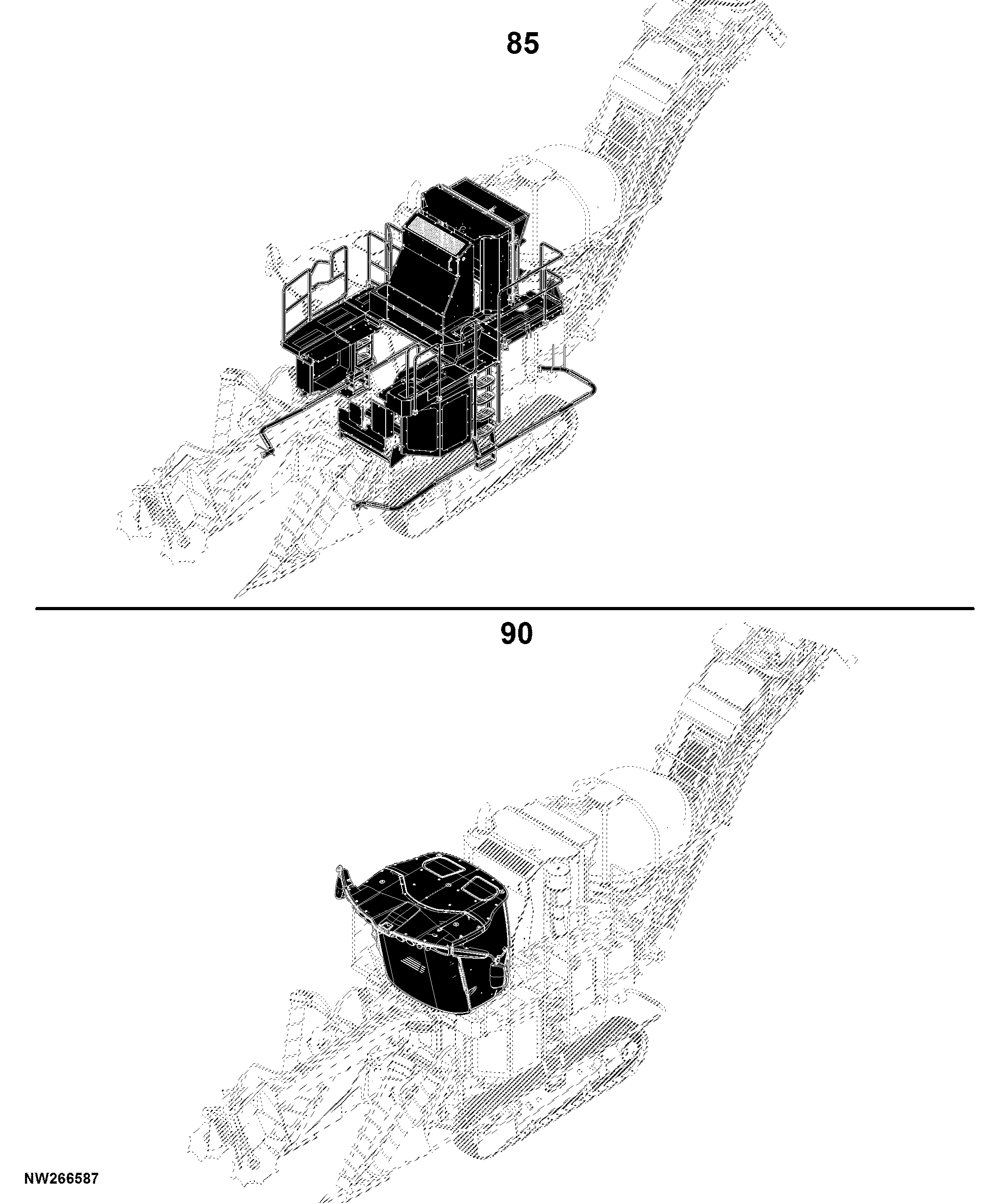 CH670 (Track) Sugarcane Harvester (Engine: 6090HNW02, 6090HNW04) South America Edition