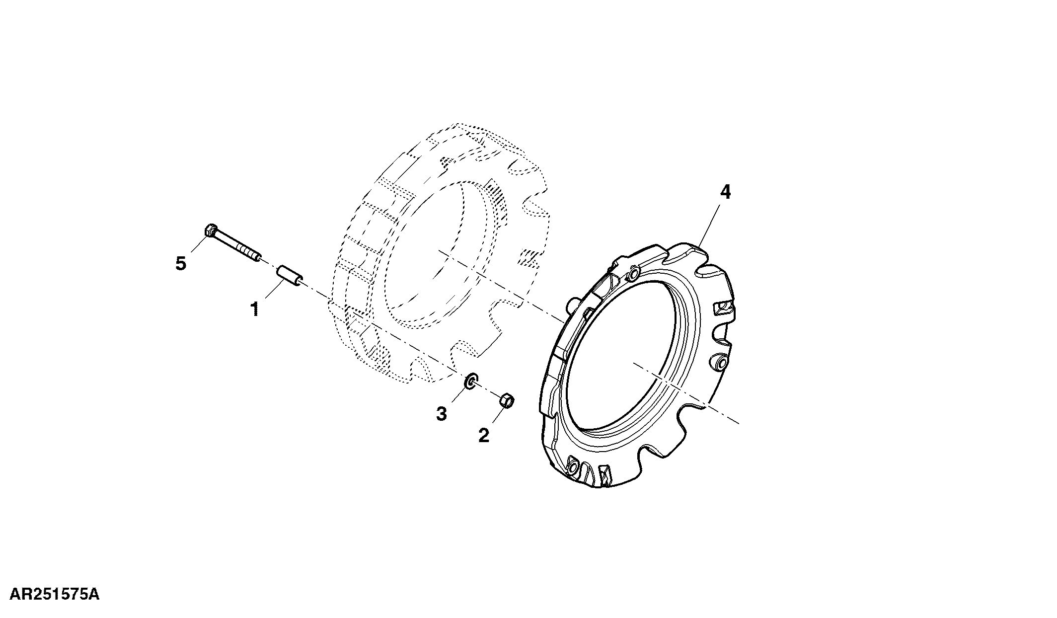 Wheel Weights, Rear, 72 kg (LH Illustrated)