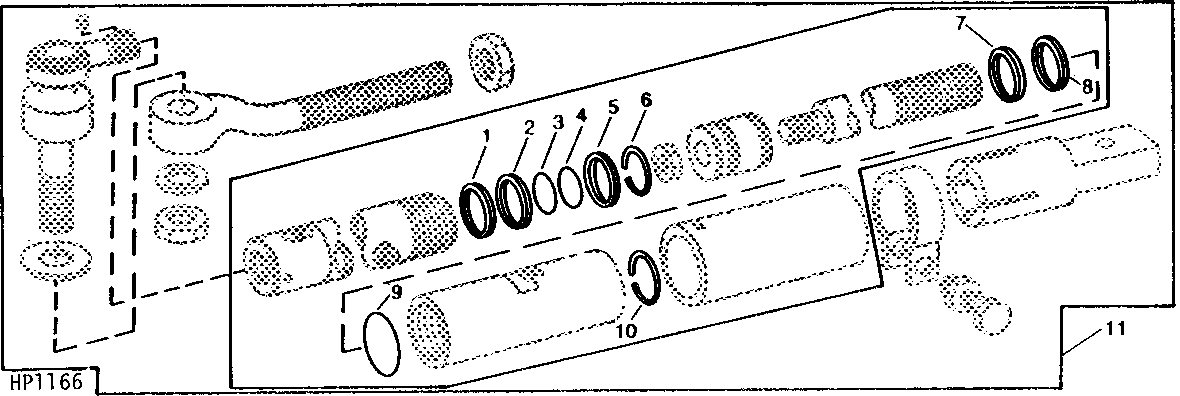 KIT, UNLOADING AUGER SWING HYDRAULIC CYLINDER