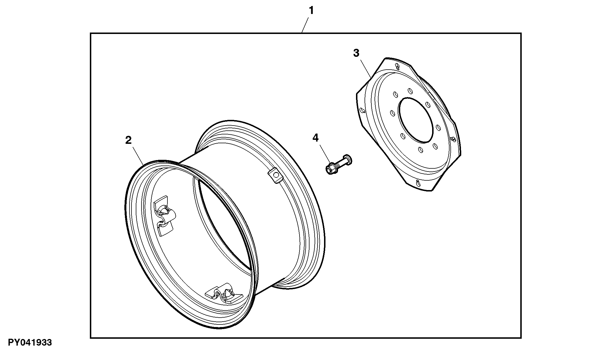 Rear Wheels, W11X20, Welded