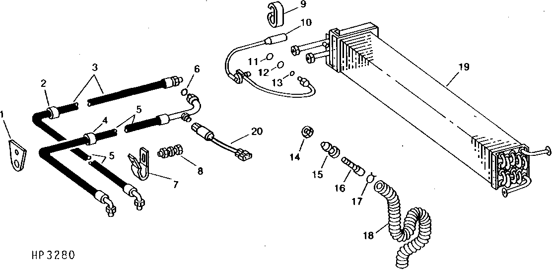 EVAPORATOR/HEATER CORE AND AIR CONDITIONER LINES