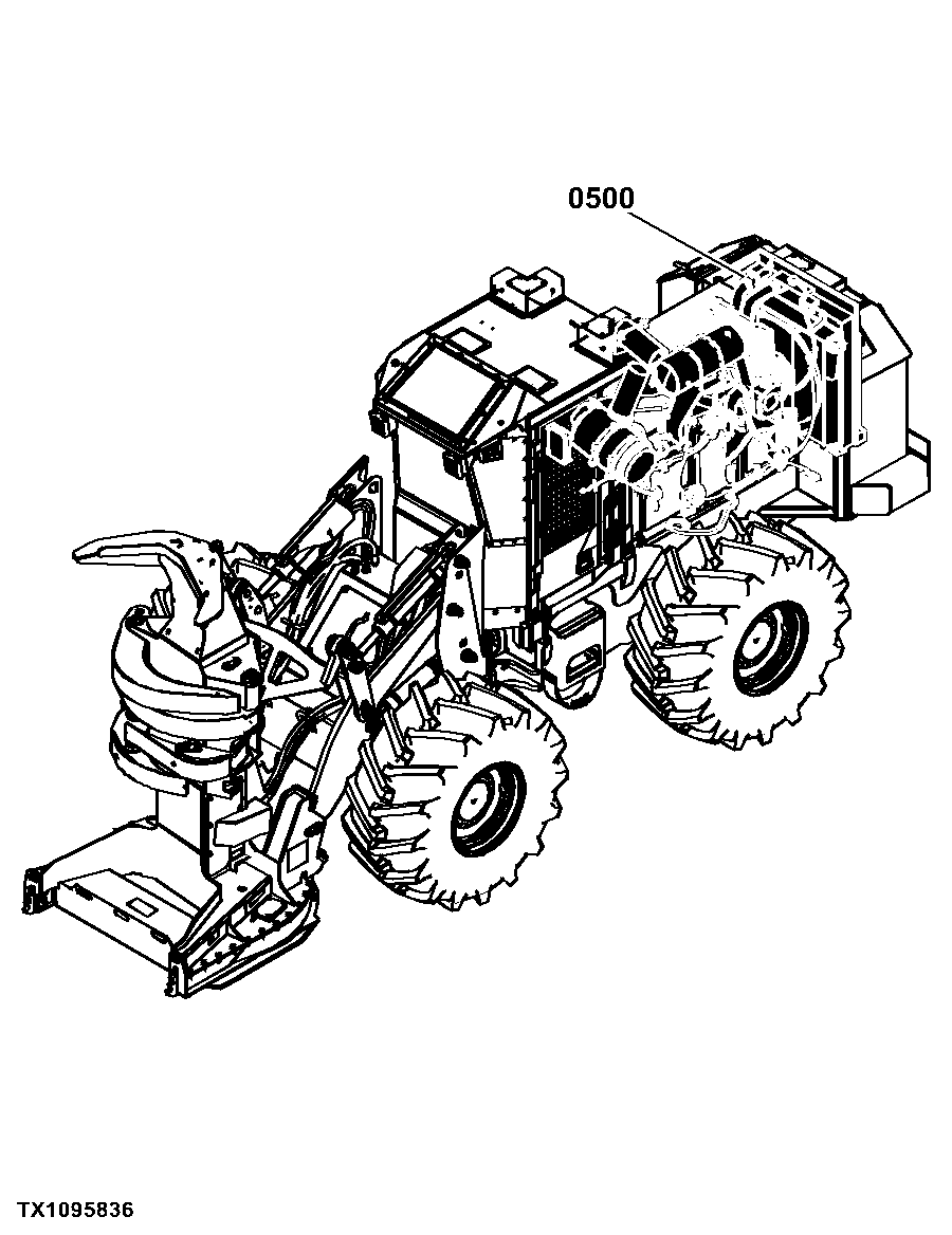 843K Wheeled Feller Buncher (Worldwide Edition)