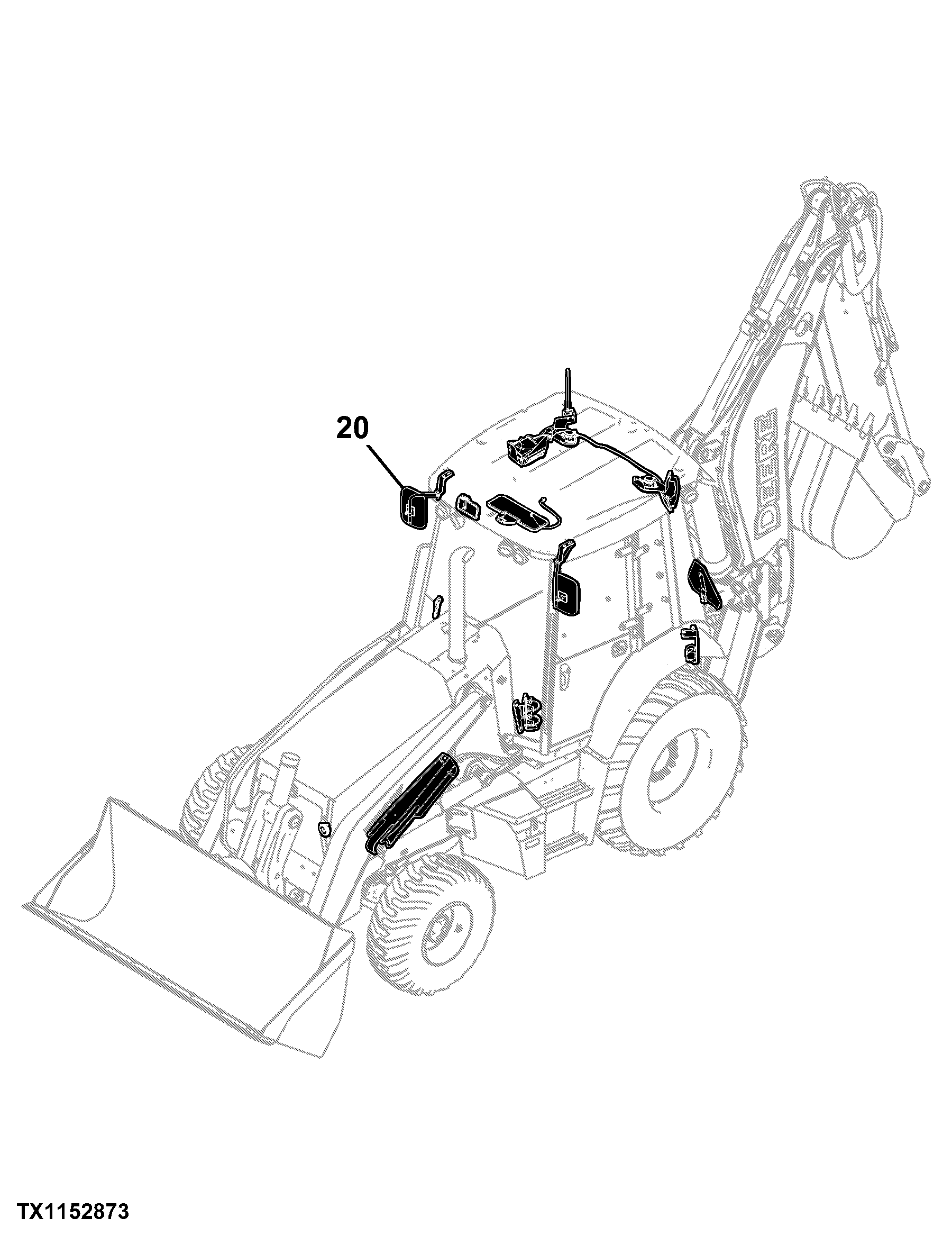710K Backhoe Loader (Engine 6068HT067)(PIN: 1T0710KX_ _D219607- )